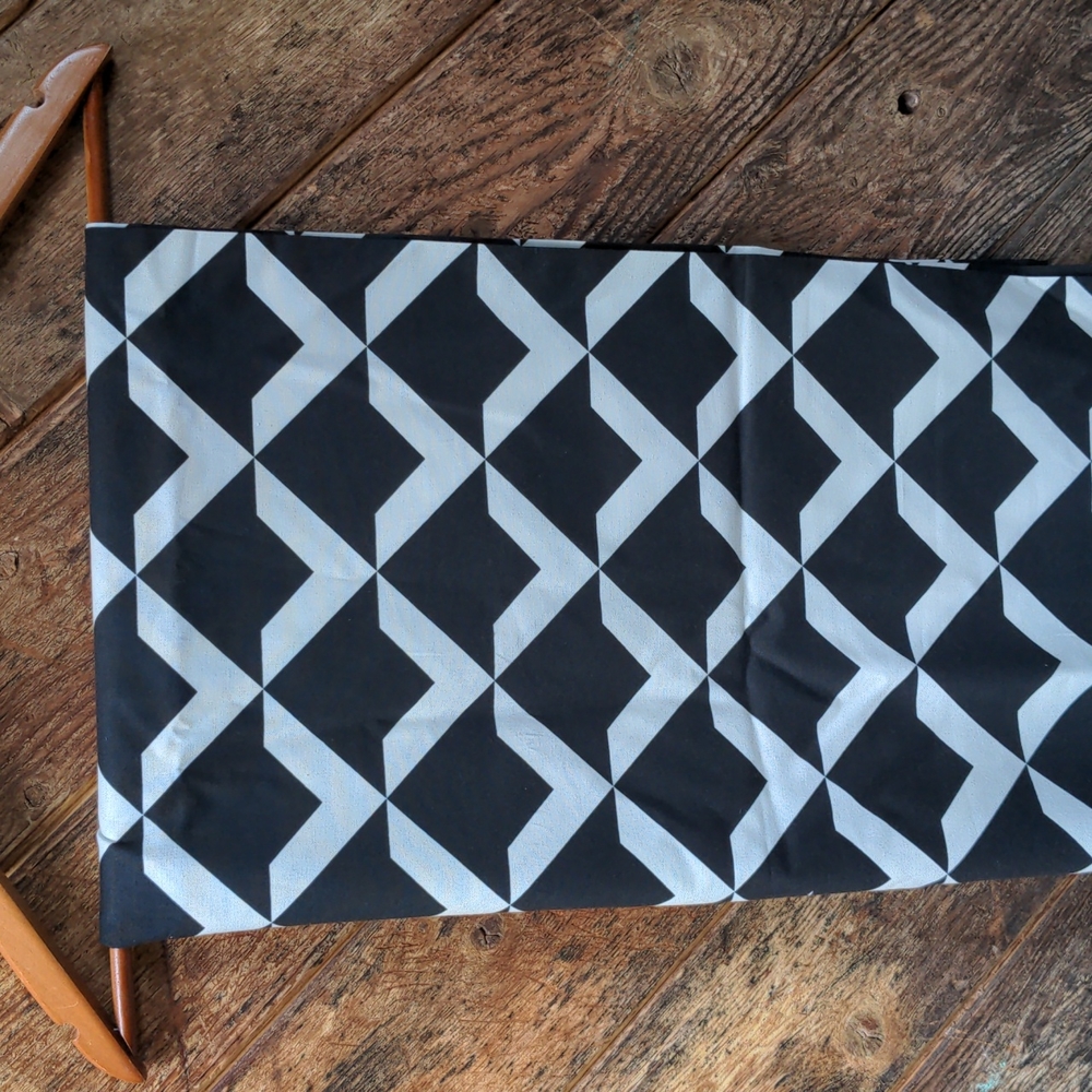 Geometric Fabric black and white Quilting cotton yardage